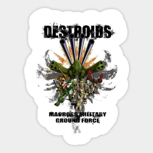 Destroid Light Color Shirts Sticker